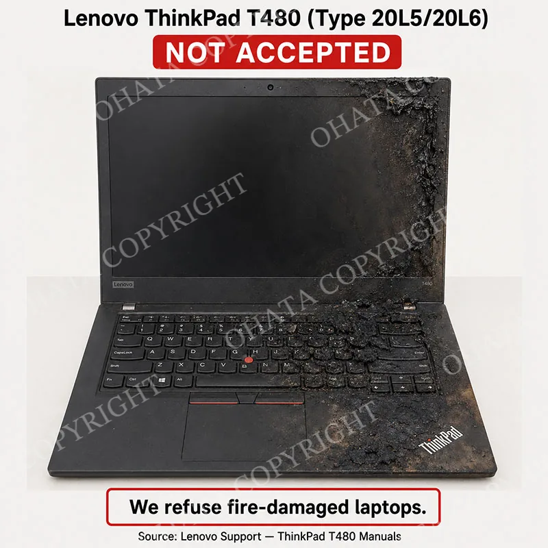 HP EliteBook 840 G5 Burned By Fire