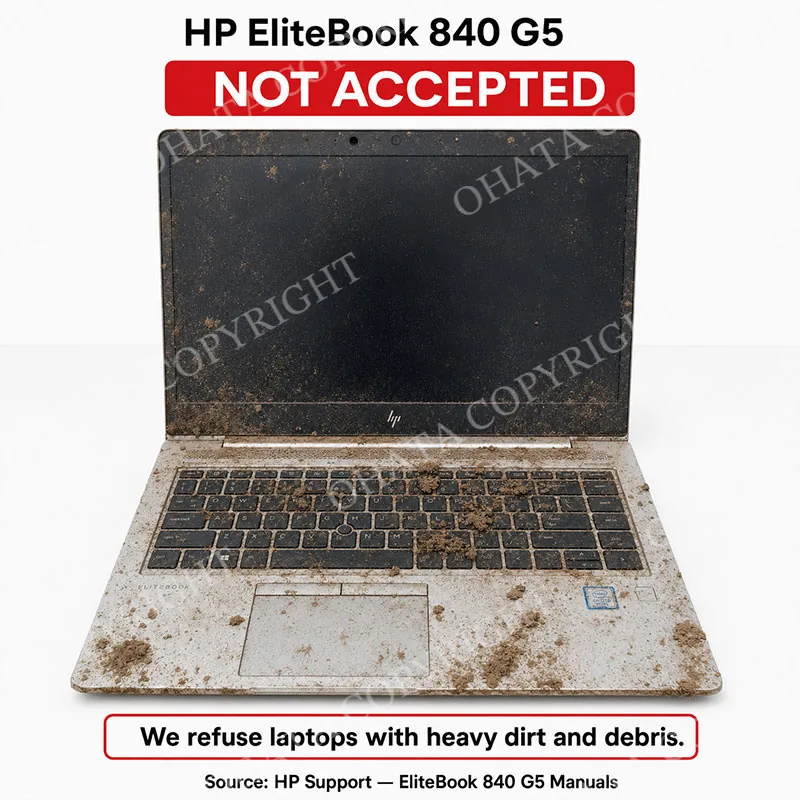 Lenovo ThinkPad T480 Dirt or Mud