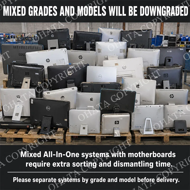 All In One Systems with motherboard Different Grades and Models mixed