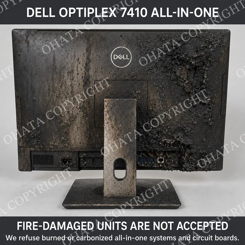 Dell OptiPlex 7410 All in One Burned By Fire