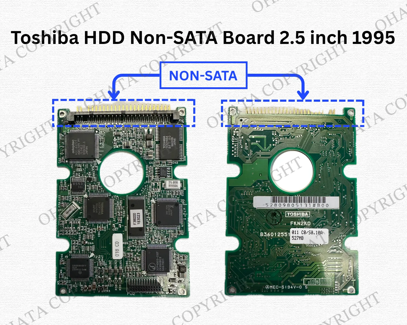 Toshiba HDD Non-SATA Board 2.5 inch 1995
