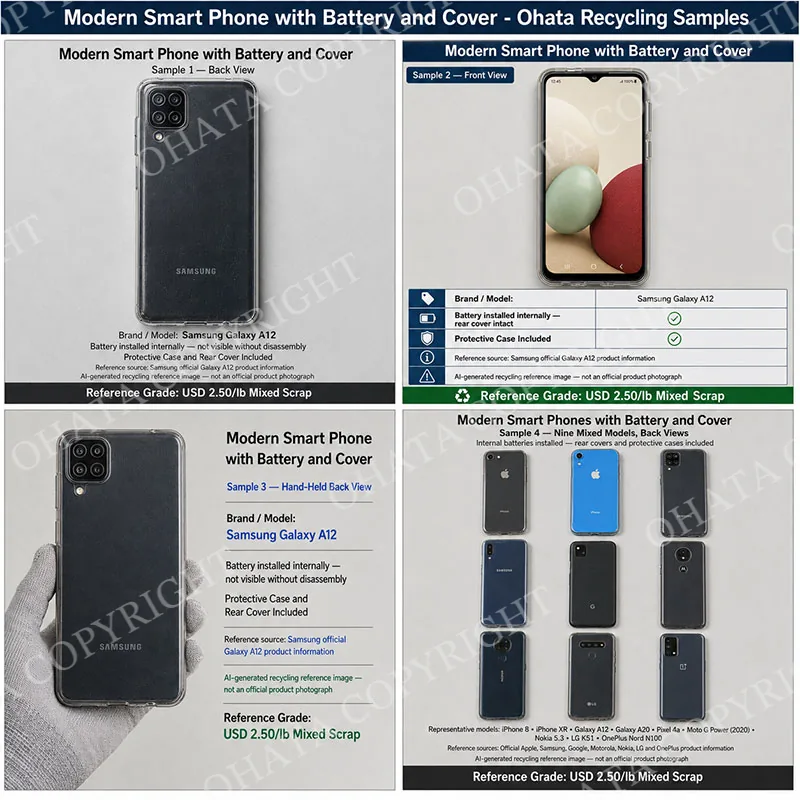 γModern Smart Phone with Battery and Coverγ Ohata Recycling Samples