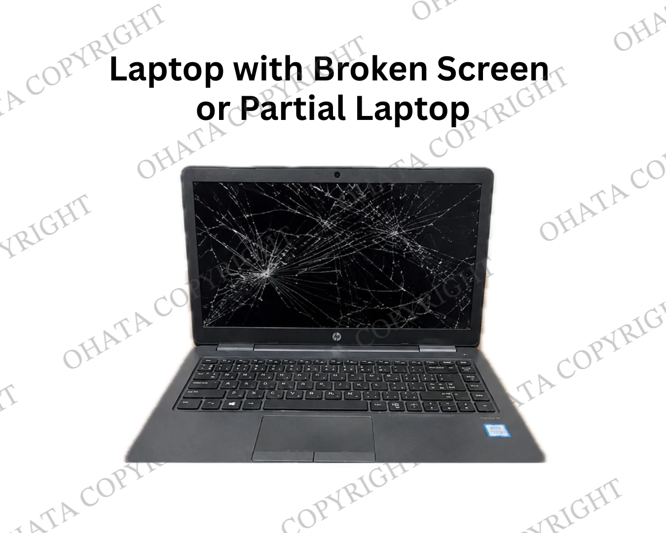 Laptop With Broken Screen Or Partial Laptop