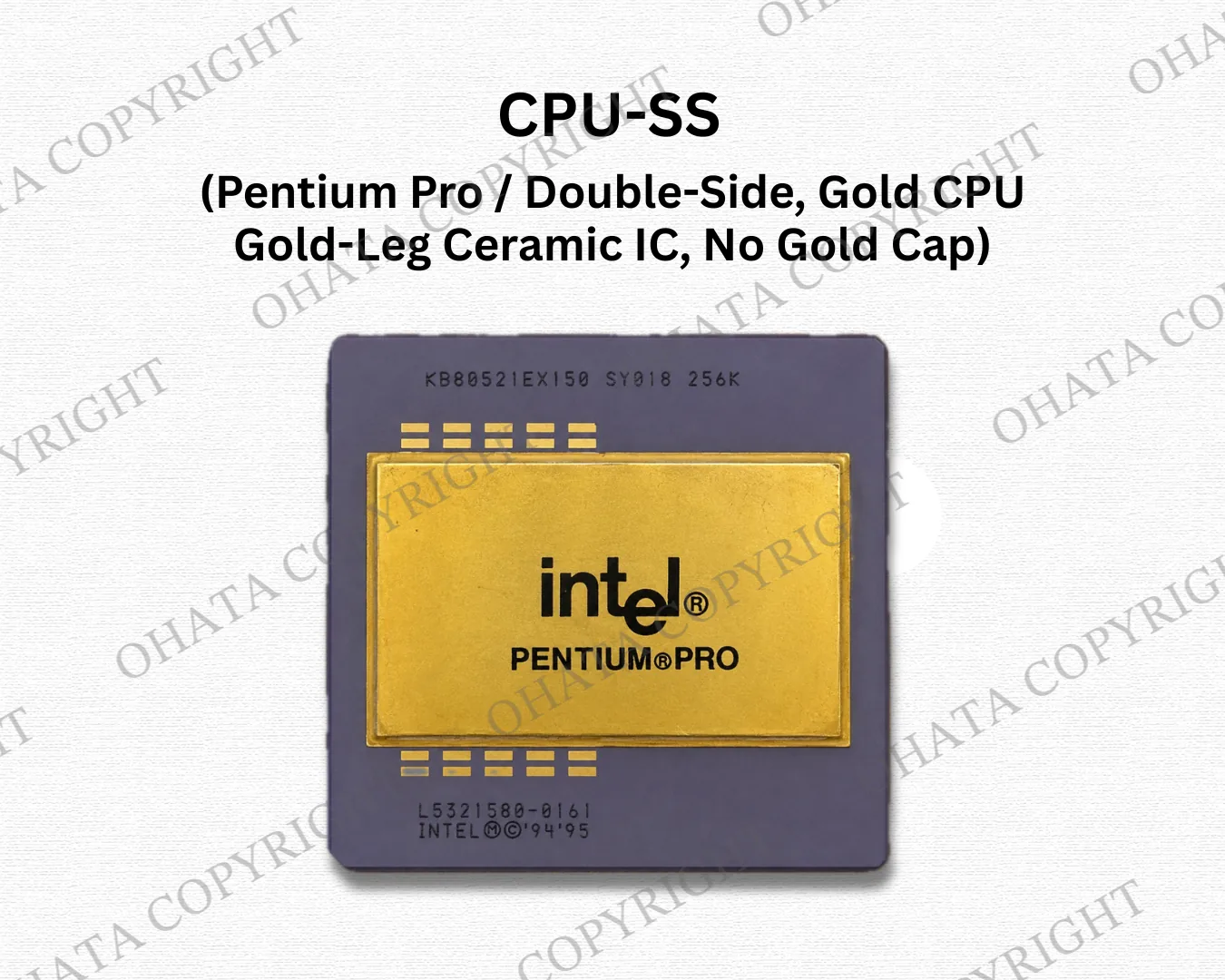 CPU SS (Pentium Pro / Double-Side, Gold CPU Gold-Leg Ceramic IC, No Gold Cap)