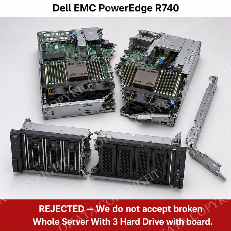 Dell EMC PowerEdge R740 Broken