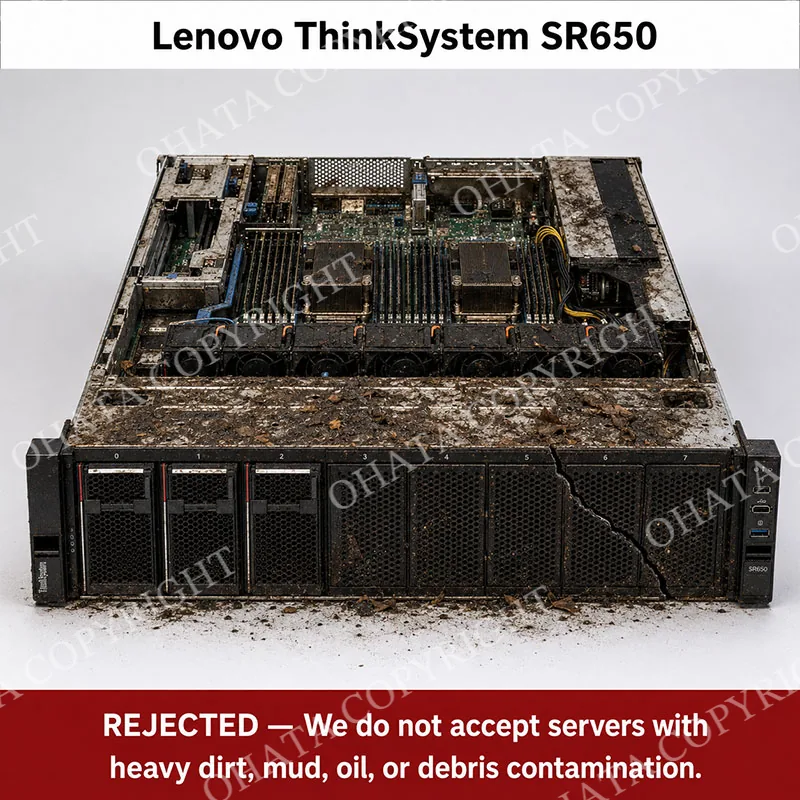 Lenovo ThinkSystem SR650 Dirt or Mud