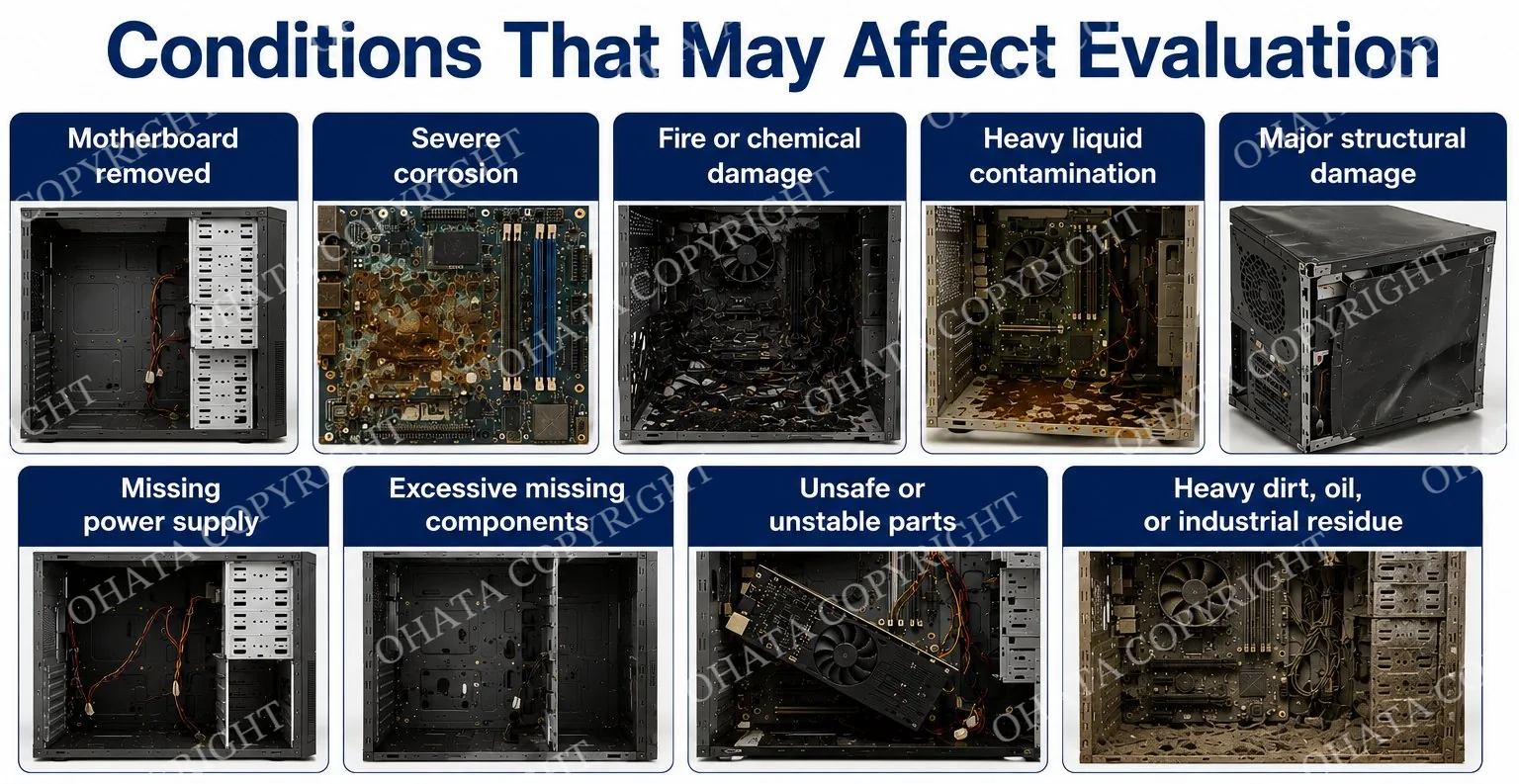 Conditions That May Affect Evaluation