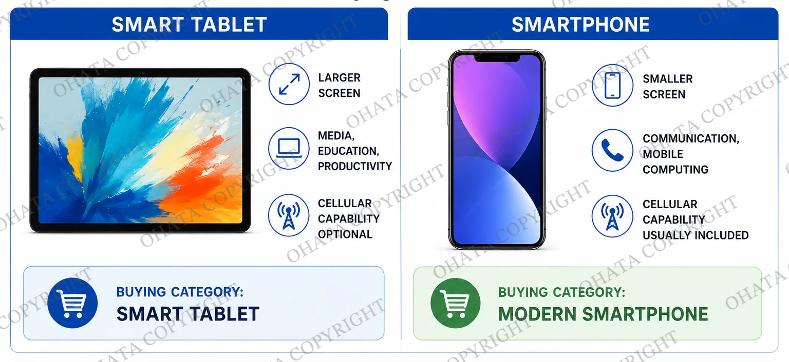 Smart Tablet vs Smartphone
