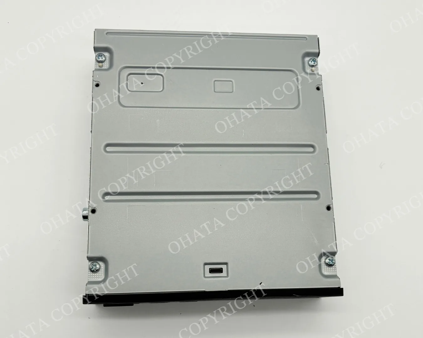 Desktop DVD/CD rewritable optical drive with metal housing (back)