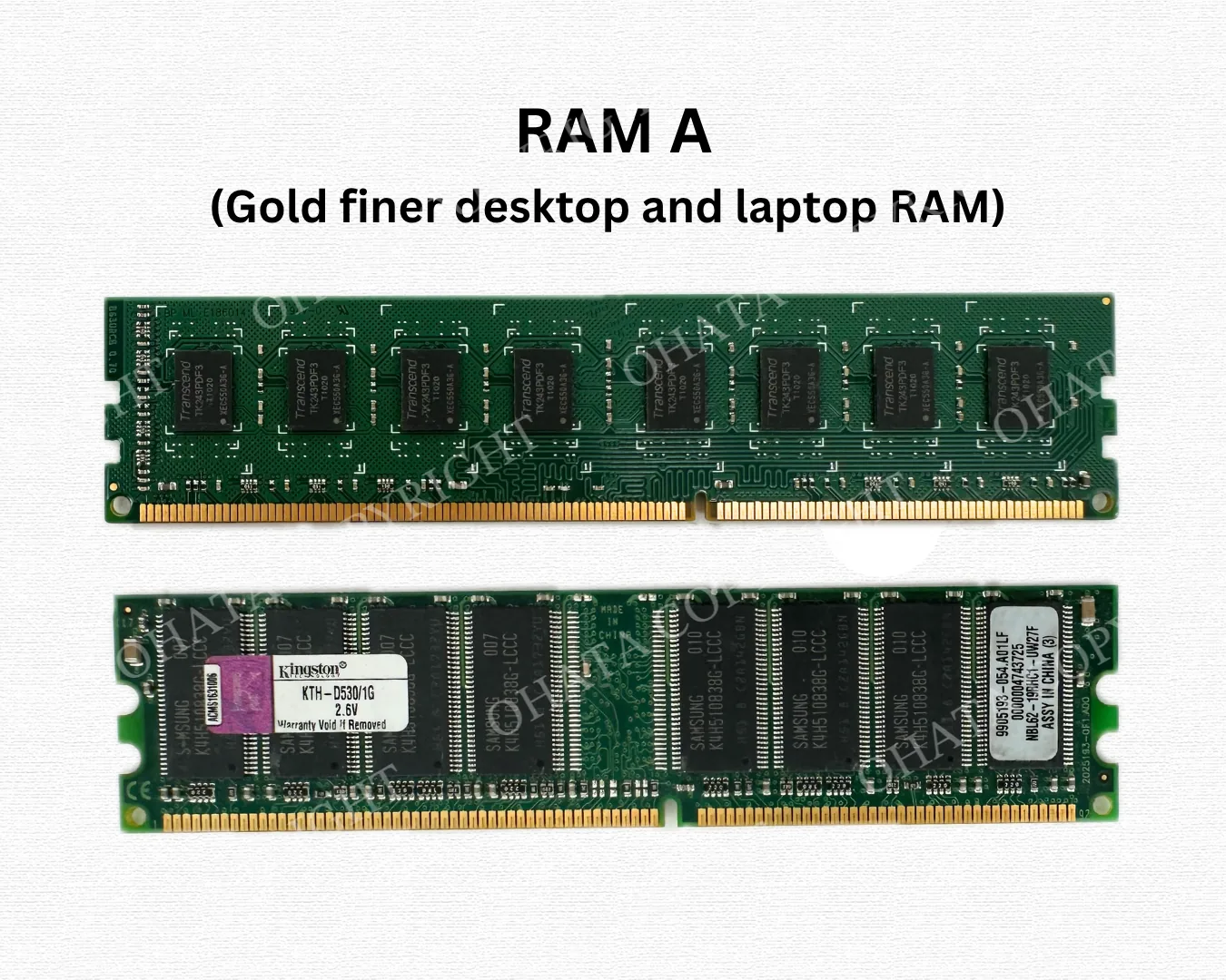 RAM-A (Gold finer desktop and laptop RAM)  Grade