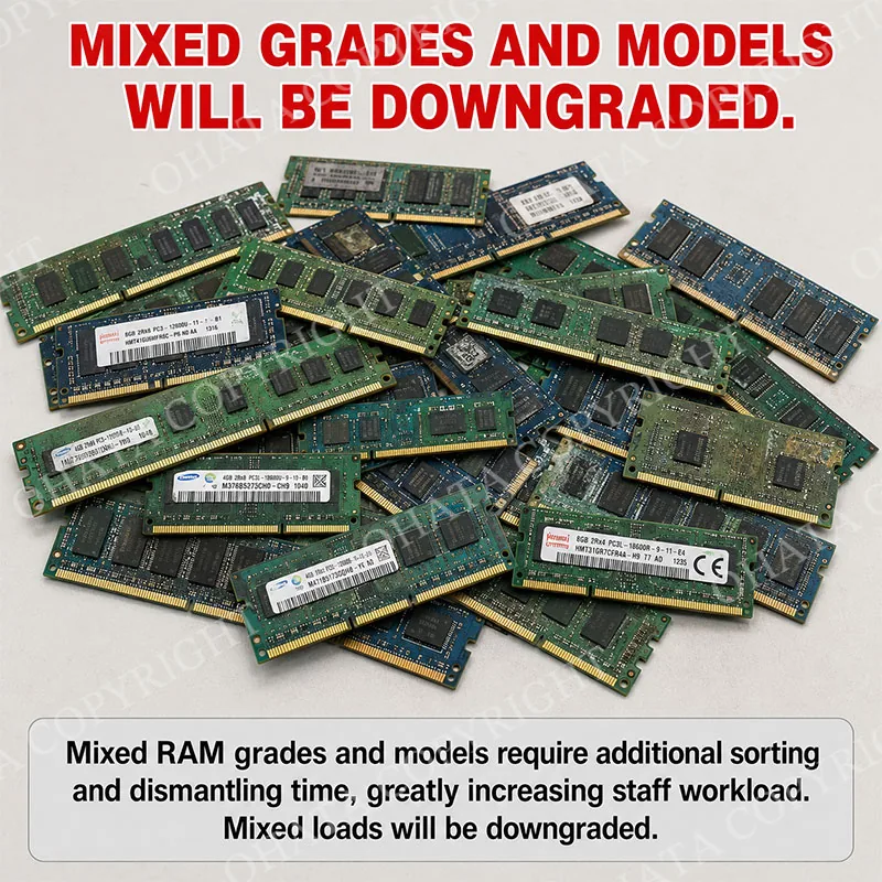 RAM A GRADE Different Grades and Models mixed