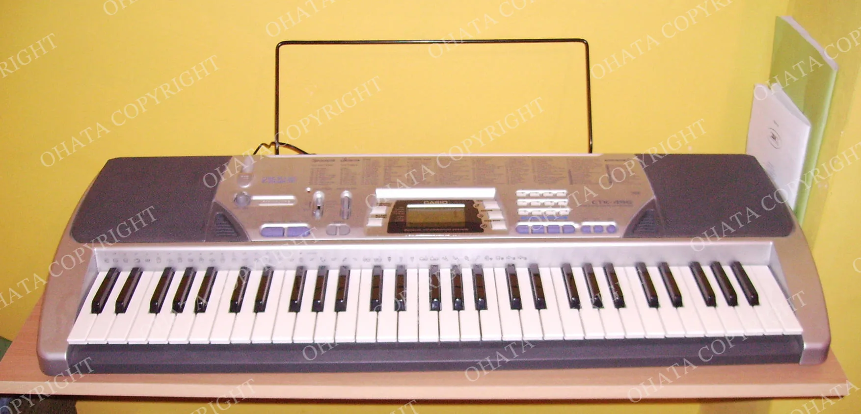 Casio CTK-496 电子琴，电子琴及电子键盘乐器免费投放回收