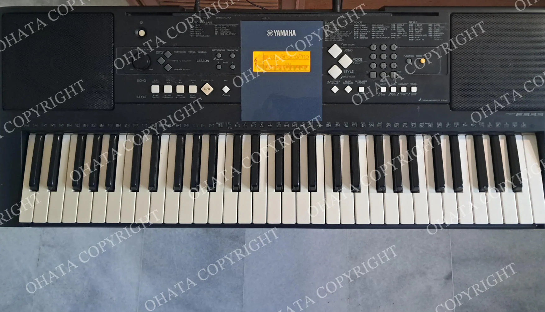 Yamaha PSR-E333 电子琴，电子琴及电子键盘乐器免费投放回收