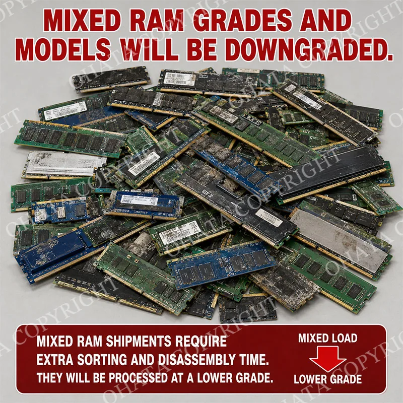 RAM C GRADE Different Grades and Models mixed