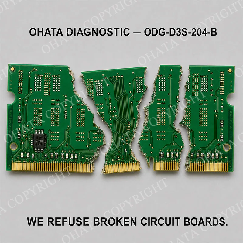 OHATA DIAGNOSTIC ODG D3S 204 B RAM D GRADE Broken