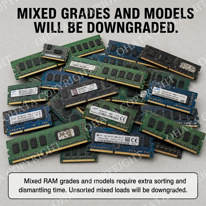 RAM D GRADE Different Grades and Models mixed