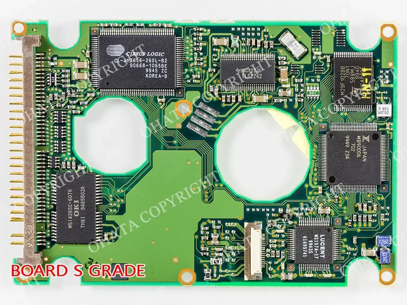 Board S Grade high-value legacy computer circuit board with dense components and multiple processors