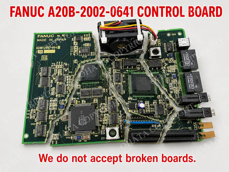 FANUC A20B 2002 0641 Control Board A+ GRADE Broken
