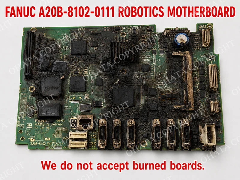 FANUC A20B 2002 0641 Control Board A+ GRADE Broken Burned By Fire