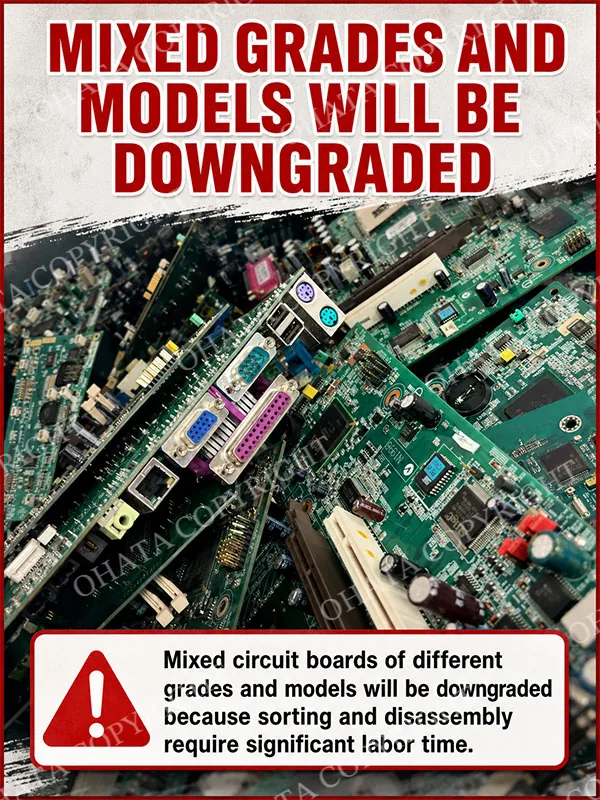 B GRADE Different Grades and Models mixed