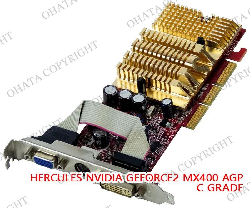 Hercules Nvidia Geforce2 Mx400 Agp C Grade