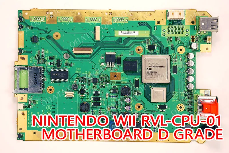 Nintendo Wii Rvl Cpu 01 Motherboard D Grade