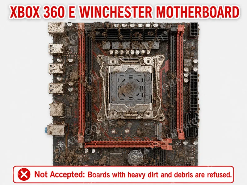 Xbox 360 E Winchester Motherboard D GRADE Dirt or Mud