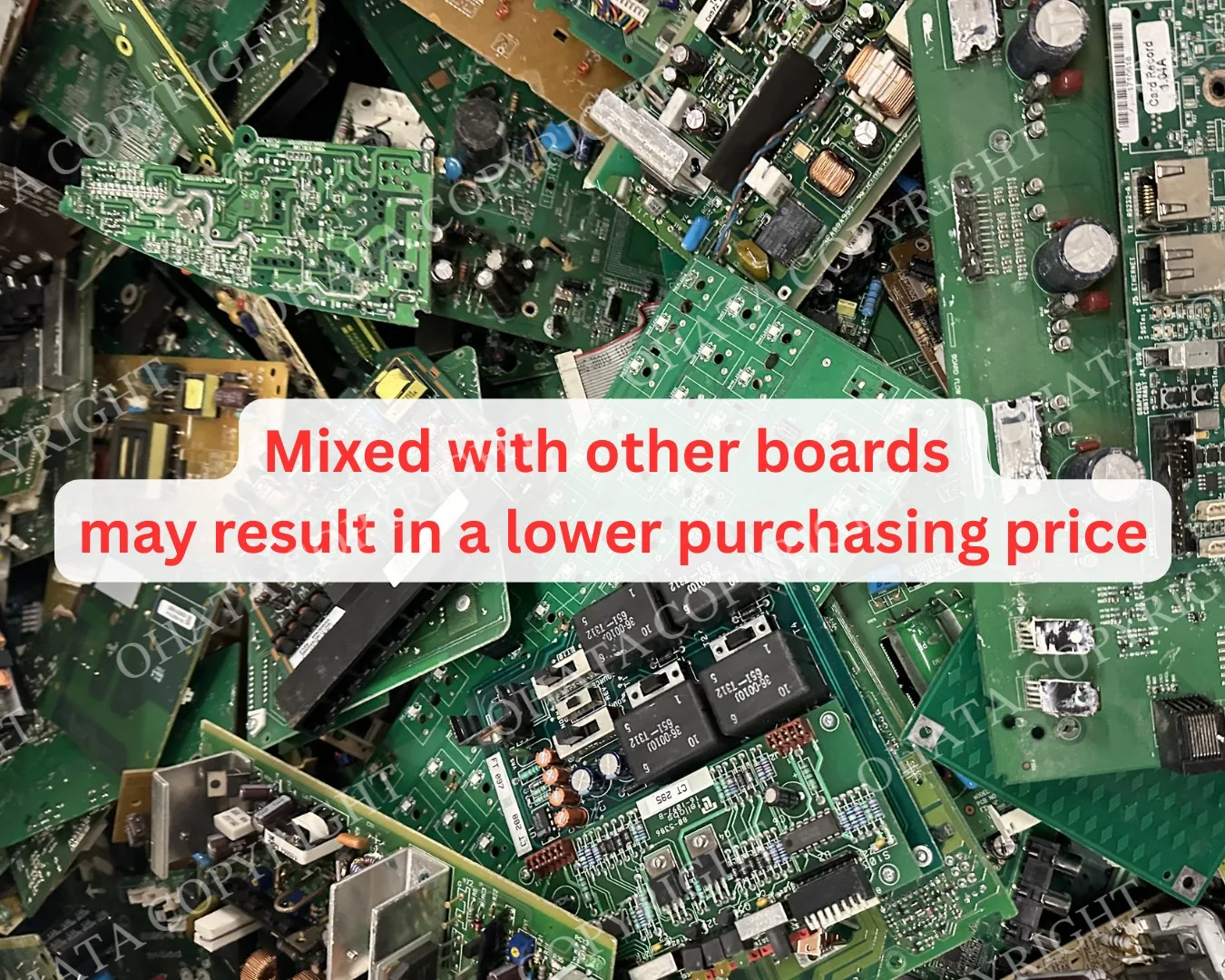 Mixed with other boards may result in a lower purchasing price.