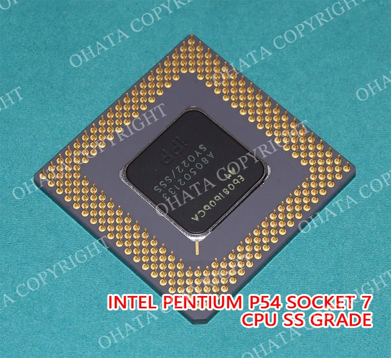 Intel Pentium P54 Socket 7 Cpu Ss Grade