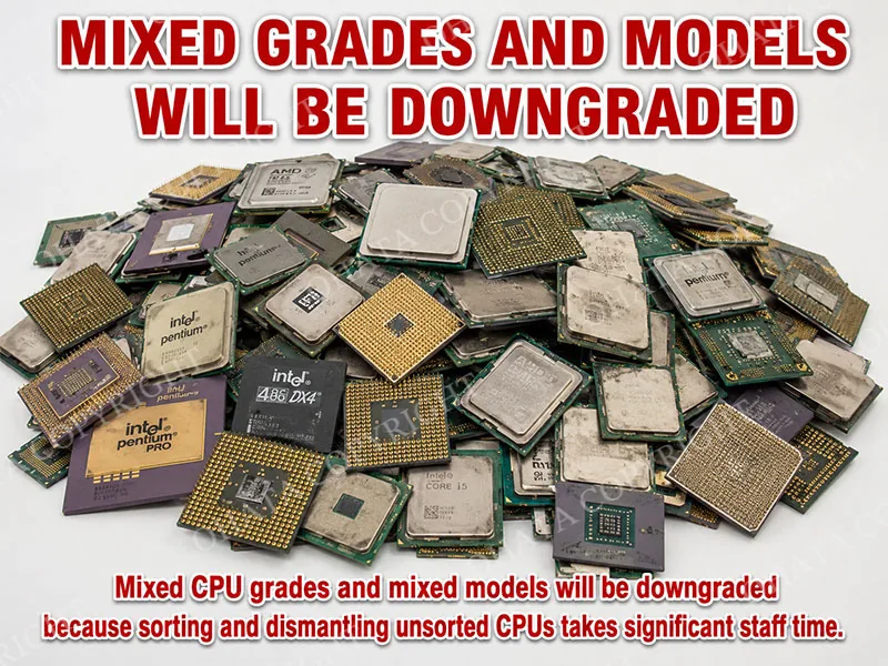 cpu s grade Different Grades and Models mixed