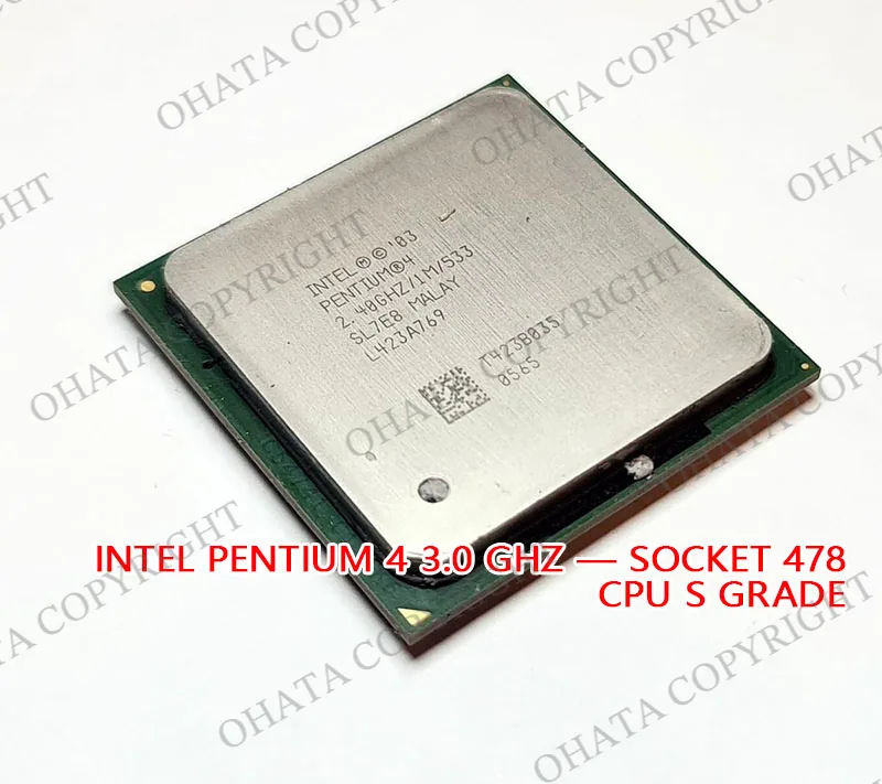 Intel Pentium 4 3.0 Ghz — Socket 478 Cpu S Grade