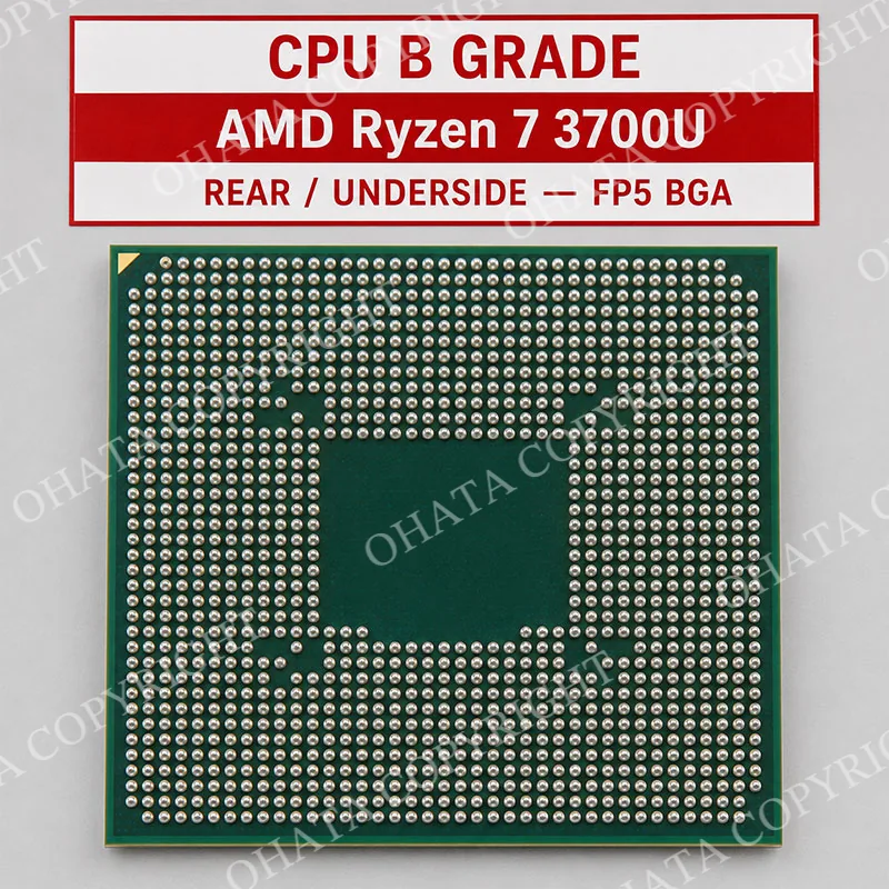 Amd Ryzen 7 3700U Cpu B Grade