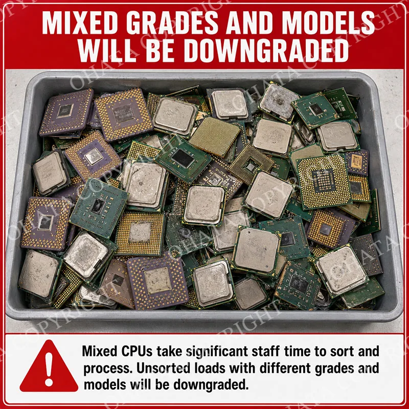 CPU B GRADE Different Grades and Models mixed