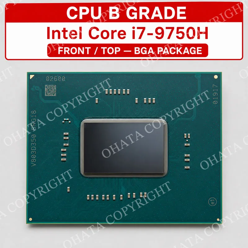 Intel Core I7 9750H Cpu B Grade