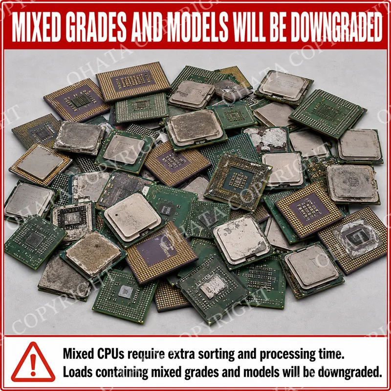 CPU B GRADE Different Grades and Models mixed