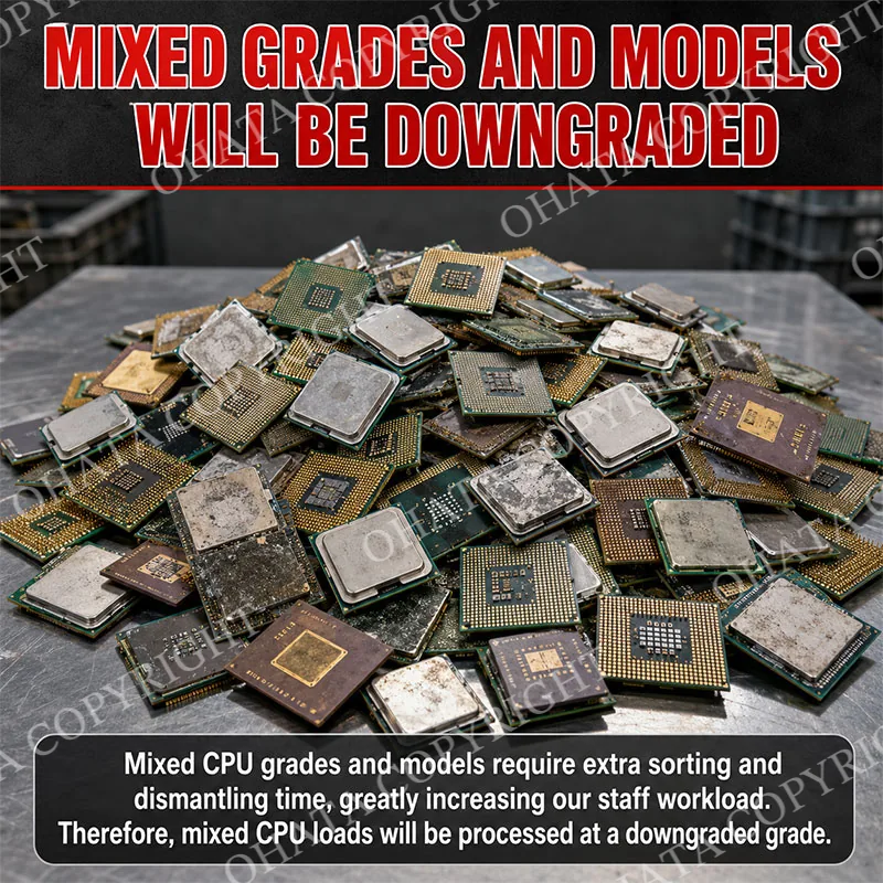 CPU D GRADE Different Grades and Models mixed