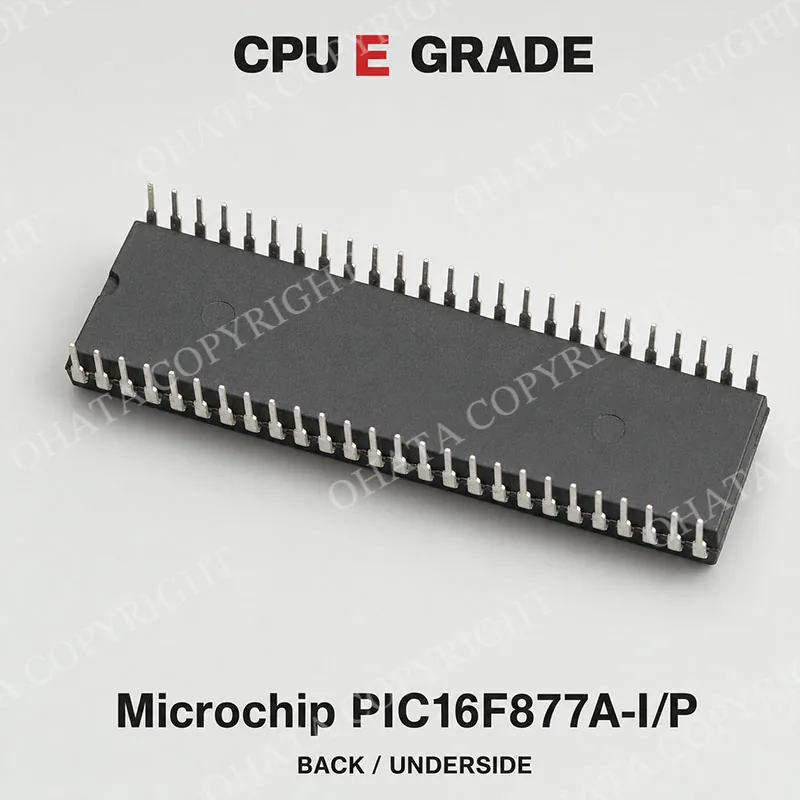 Microchip Pic16F877A 1 P Cpu E Grade
