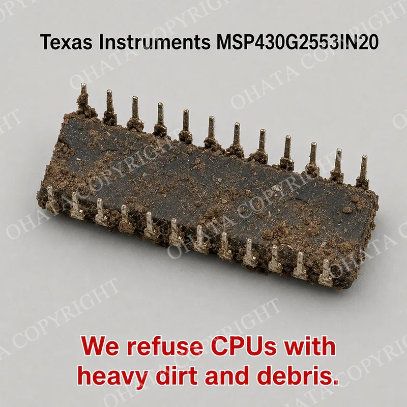 Texas Instruments MSP430G2553IN20 CPU E GRADE Dirt or Mud