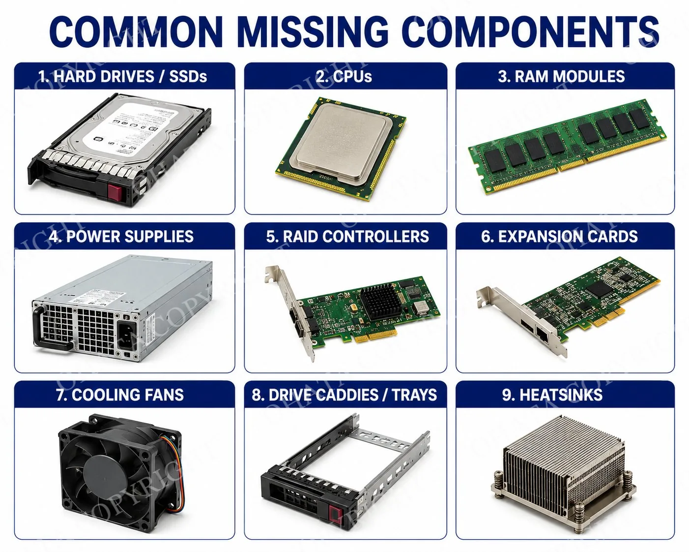 Common Missing Components