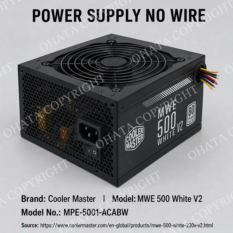 Cooler Master Mwe 500 White V2