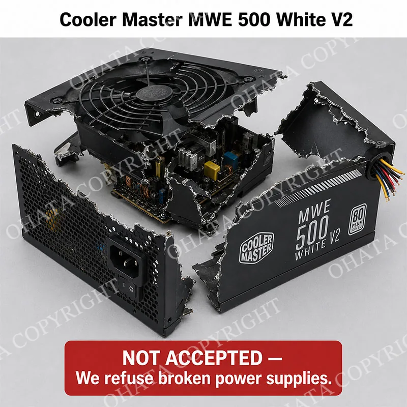 Cooler Master MWE 500 White V2 Broken