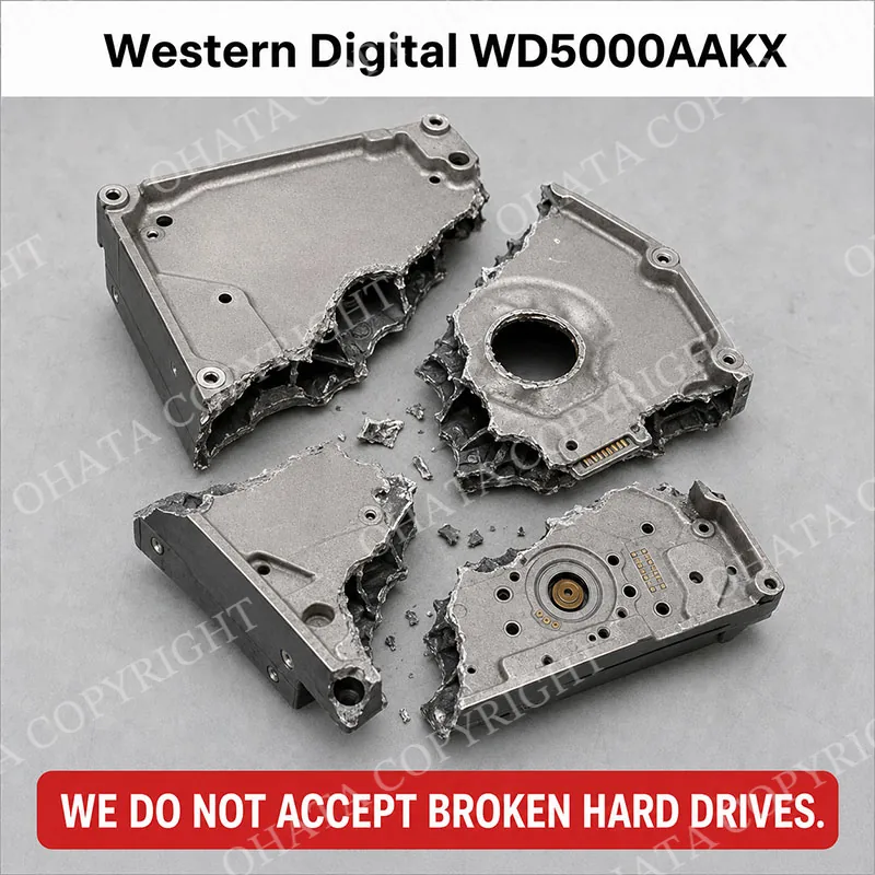 Hard Drive Punched or Bent no Board Broken