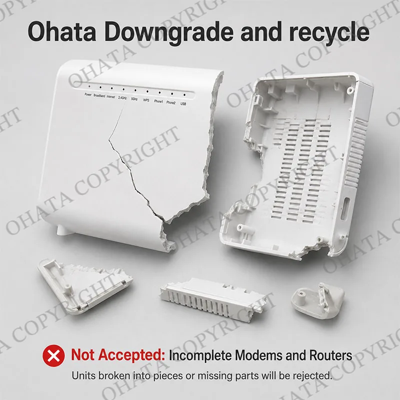 Modem Routers Ohata Downgrade and recycle Broken Not Accepted