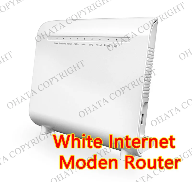 White Internet Modem Routers