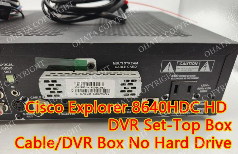 Cisco Explorer 8640Hdc Hd Dvr Set Top Box Cable Dvr Box With Hard Drive