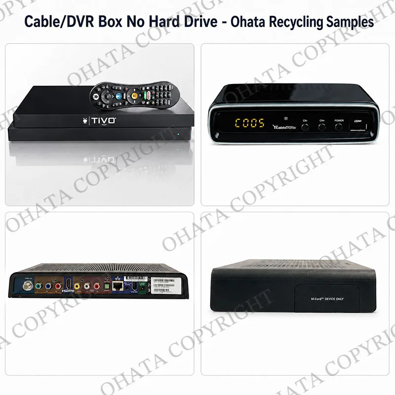 Cable DVR Box No Hard Drive Ohata Recycling Samples