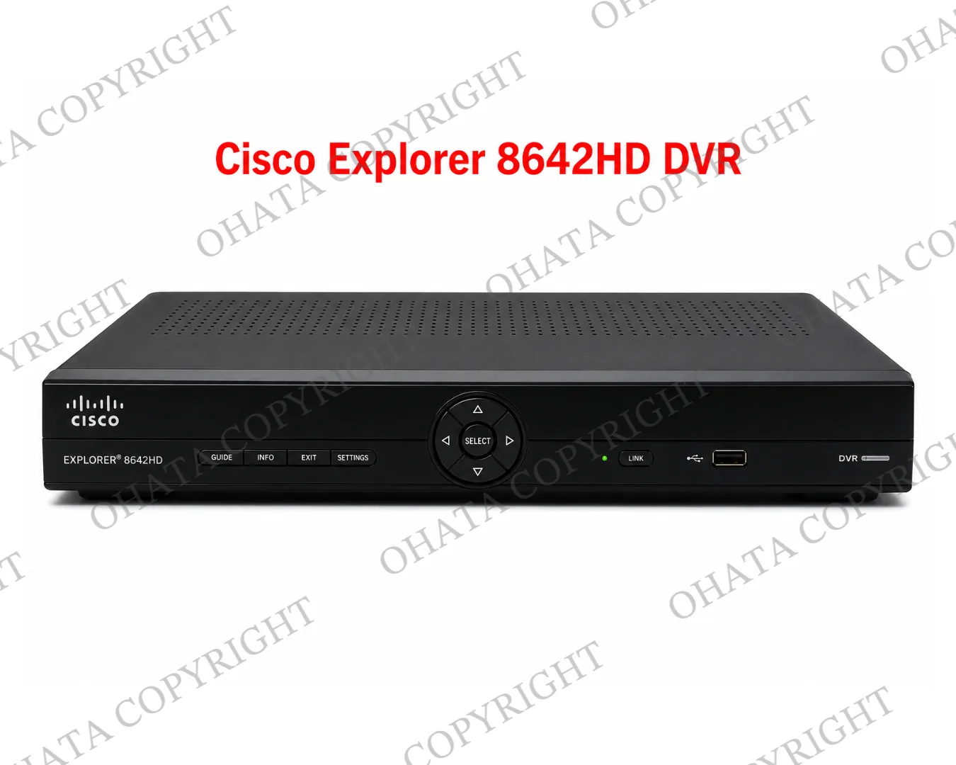 Cable/DVR Box With Hard Drive Front
