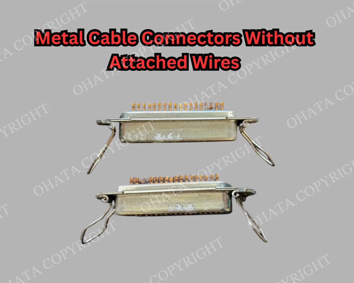 Metal Cable Connectors Without Attached Wires Rev