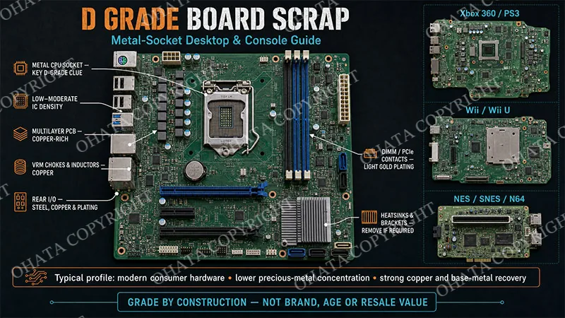 D Grade Board Scrap Metal Socket Desktop Introduction to D Grade Board Scrap