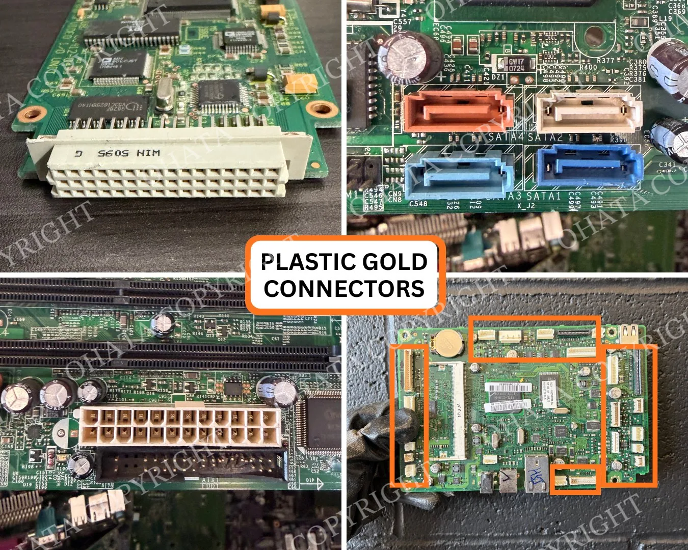 Plastic Gold Connectors